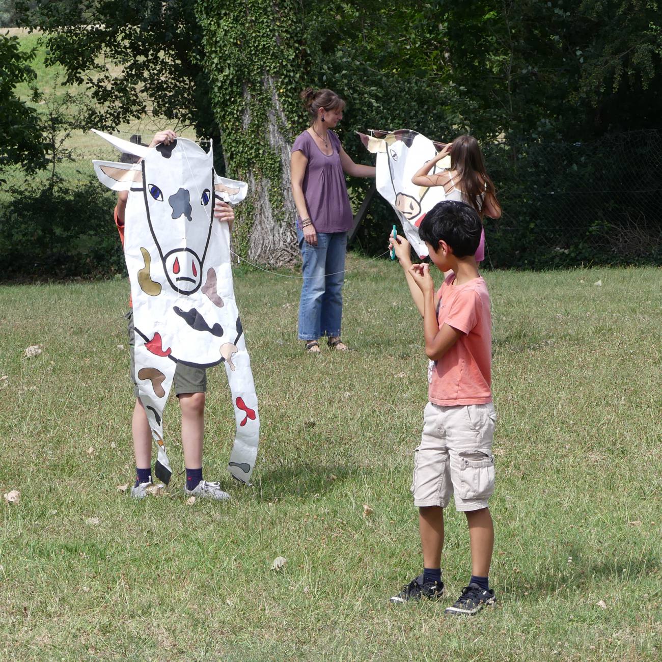 Performance artistique, création et cerf-volant - 5/18 Beau Du Ciel Biennale ateliercv 5