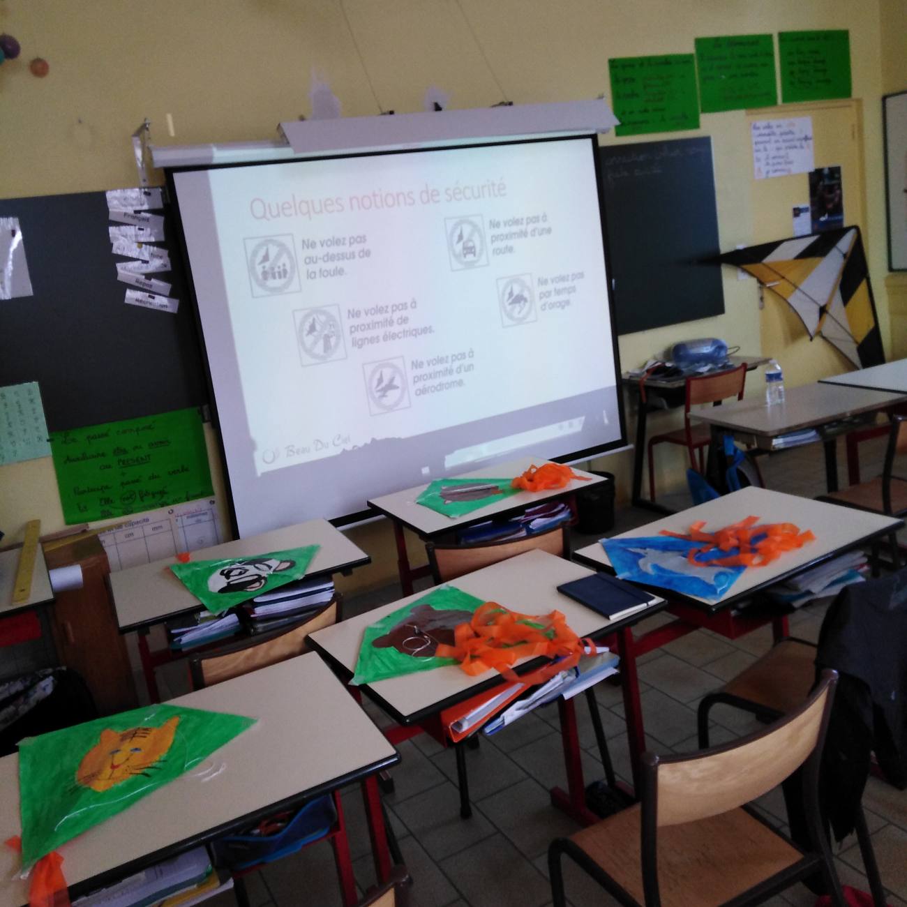 Projet scolaire autour des cerfs-volants - 8/11 Beau Du Ciel Projet scolaire19 8